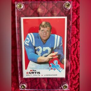 Mike Curtis 1969 Baltimore Colts Topps Card 🏈